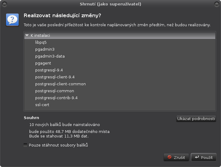 Instalace Scene Builderu a PostgreSQL