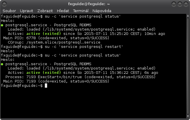 Instalace Scene Builderu a PostgreSQL