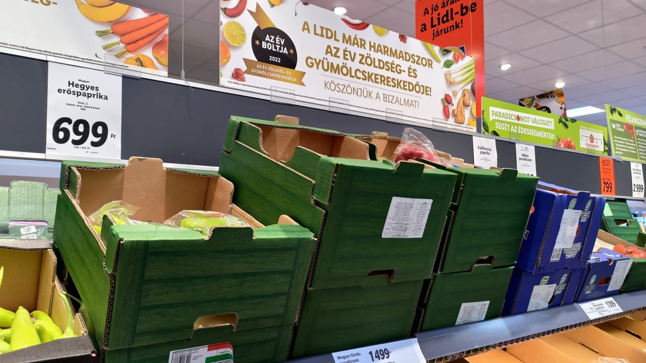 Ceny v Lidlu, Mosonmagyaróvár (H), 30. 3. 2023
