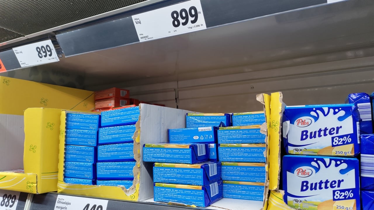 Ceny v Lidlu, Mosonmagyaróvár (H), 30. 3. 2023