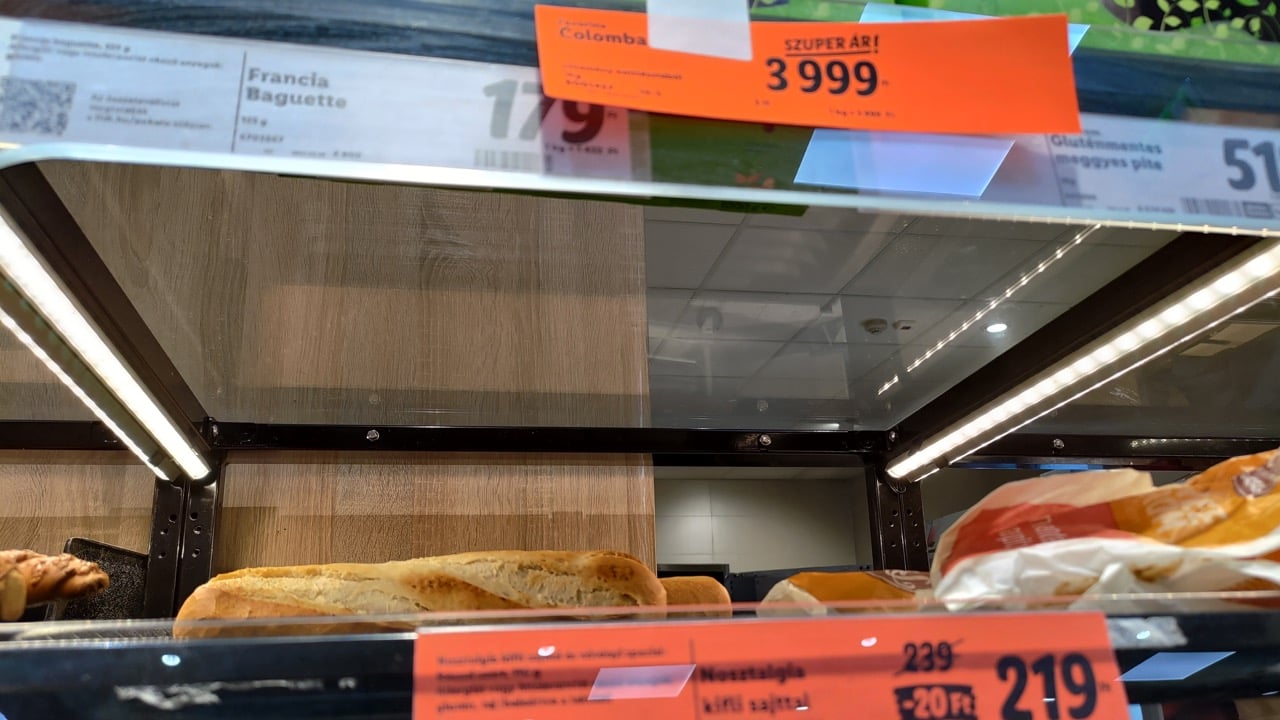 Ceny v Lidlu, Mosonmagyaróvár (H), 30. 3. 2023