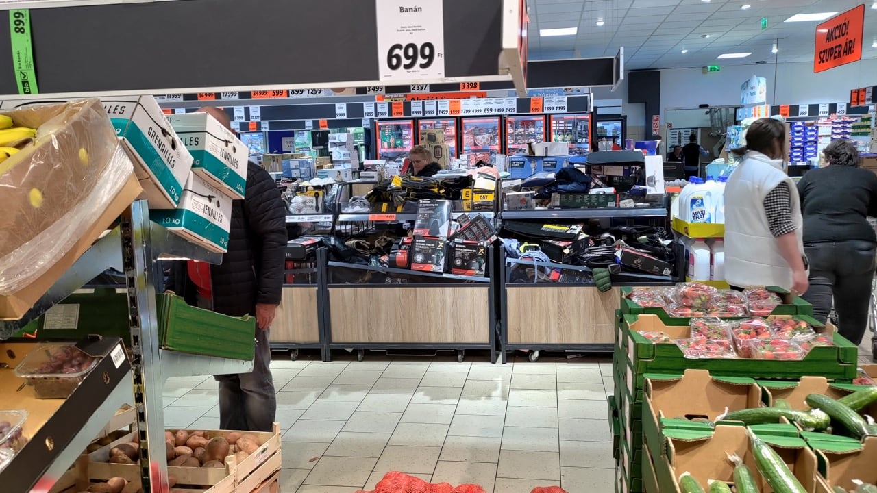 Ceny v Lidlu, Mosonmagyaróvár (H), 30. 3. 2023