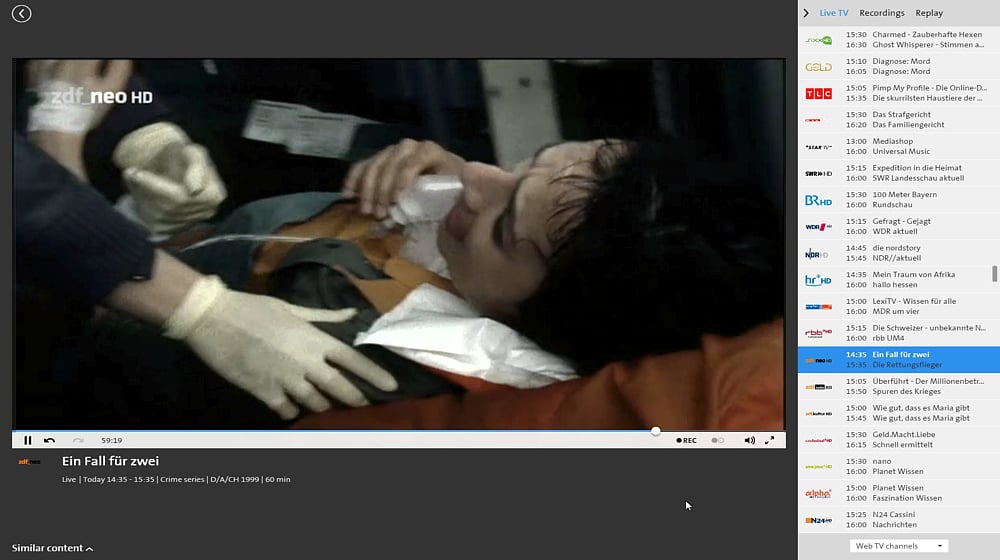 Swisscom TV Air - švýcarské a německé programy