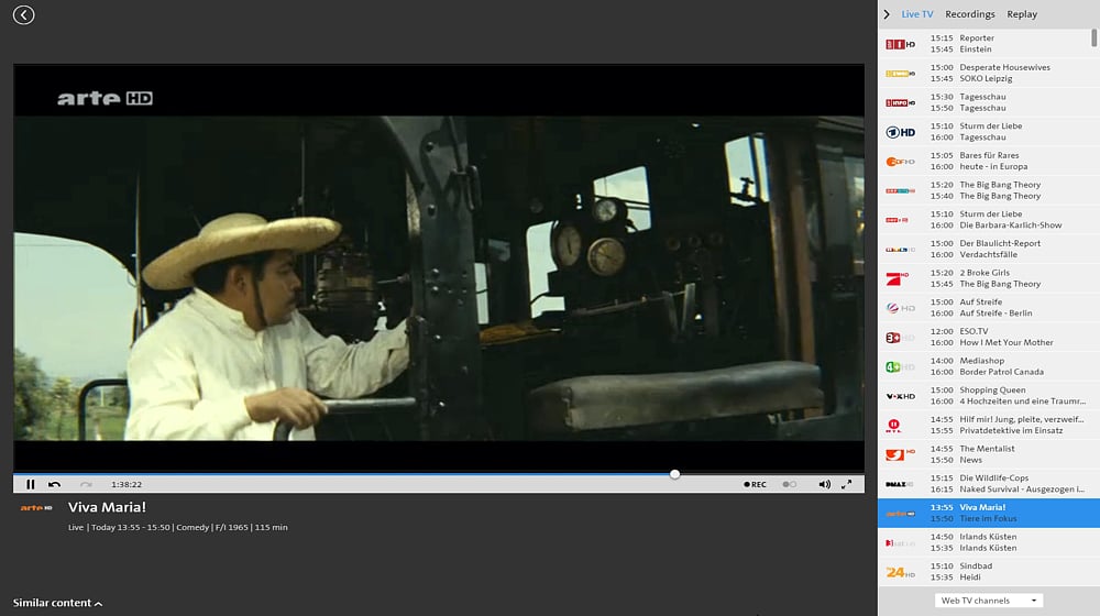 Swisscom TV Air - švýcarské a německé programy
