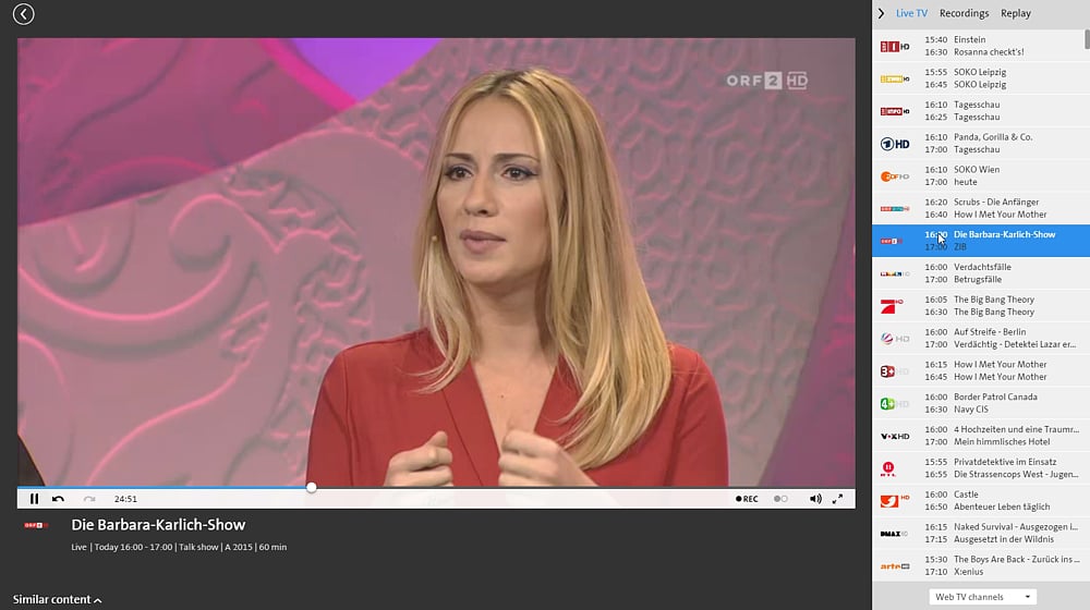 Swisscom TV Air - švýcarské a německé programy