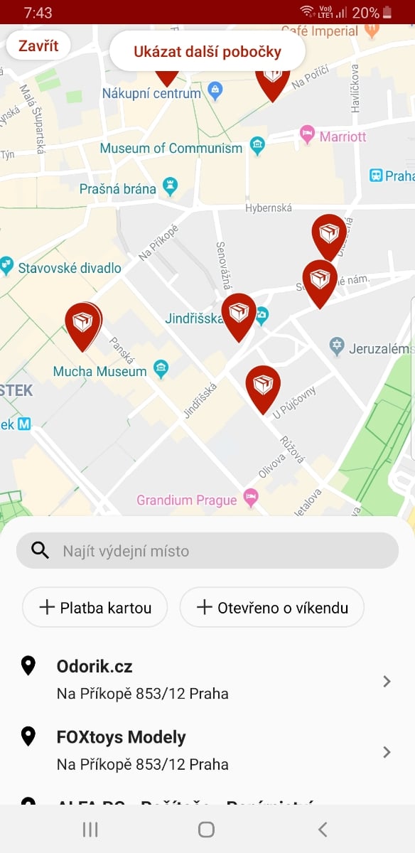 Zásilkovna.cz doručuje balíky. Vše zařídíte v mobilní aplikaci