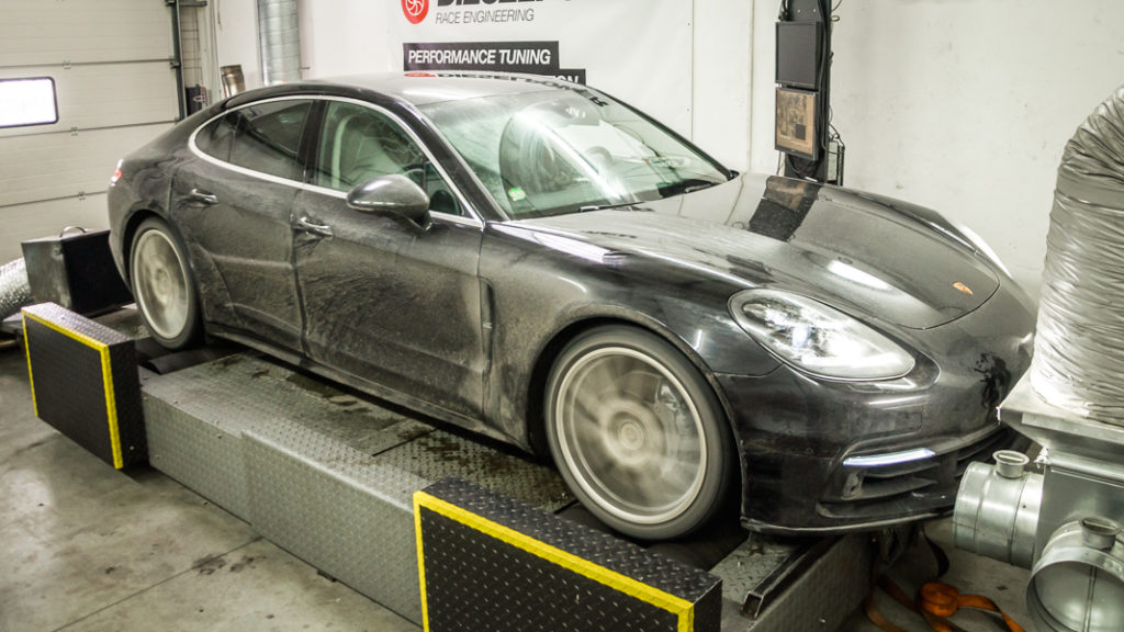 Mereni vykonu Porsche Panamera 4S Diesel