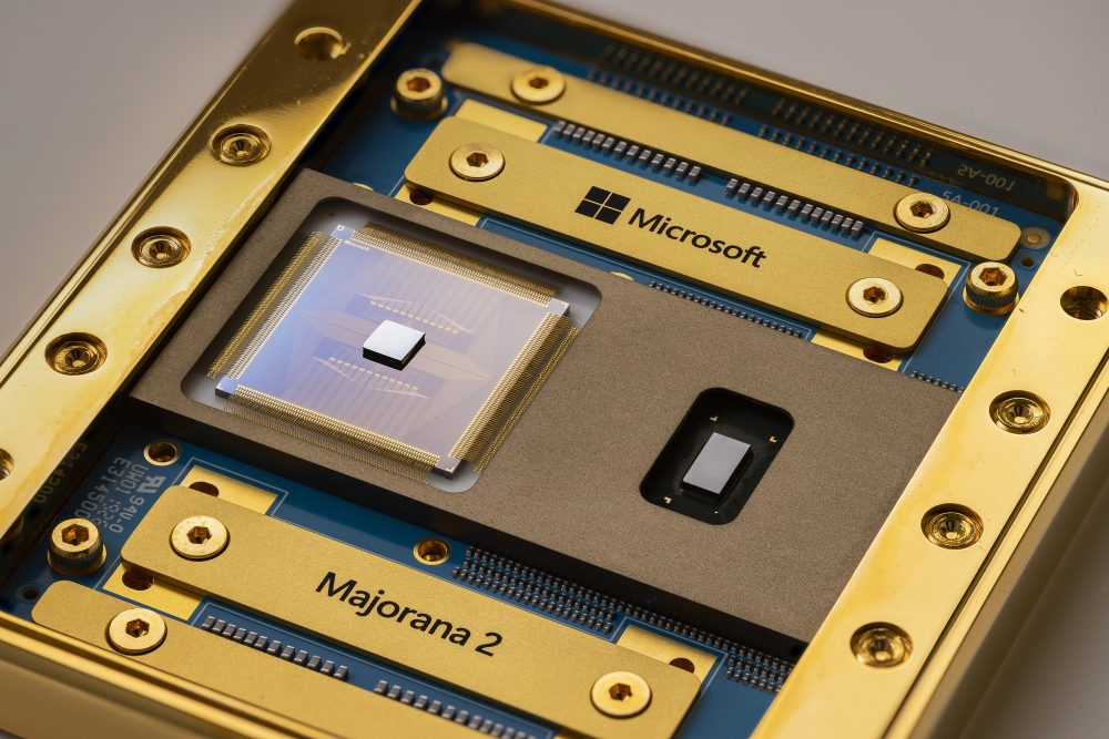 Kvantový čip Microsoft Majorana 2