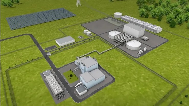 Vizualizace reaktoru TerraPower Natrium