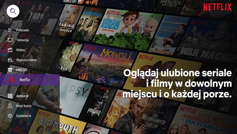 Uživatelské rozhraní Sagemcom DCTIW362