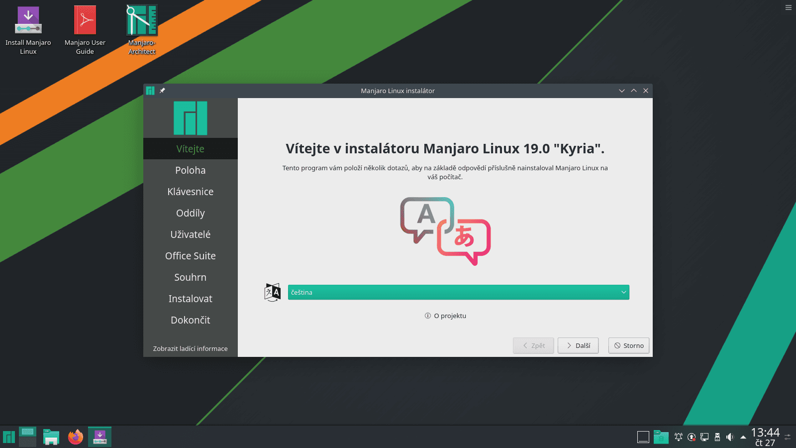 Manjaro 19.0 s desktopem KDE
