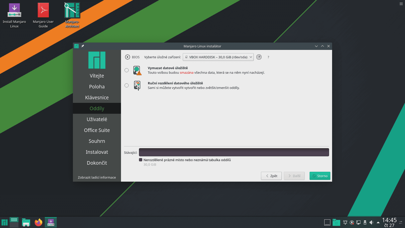 Manjaro 19.0 s desktopem KDE