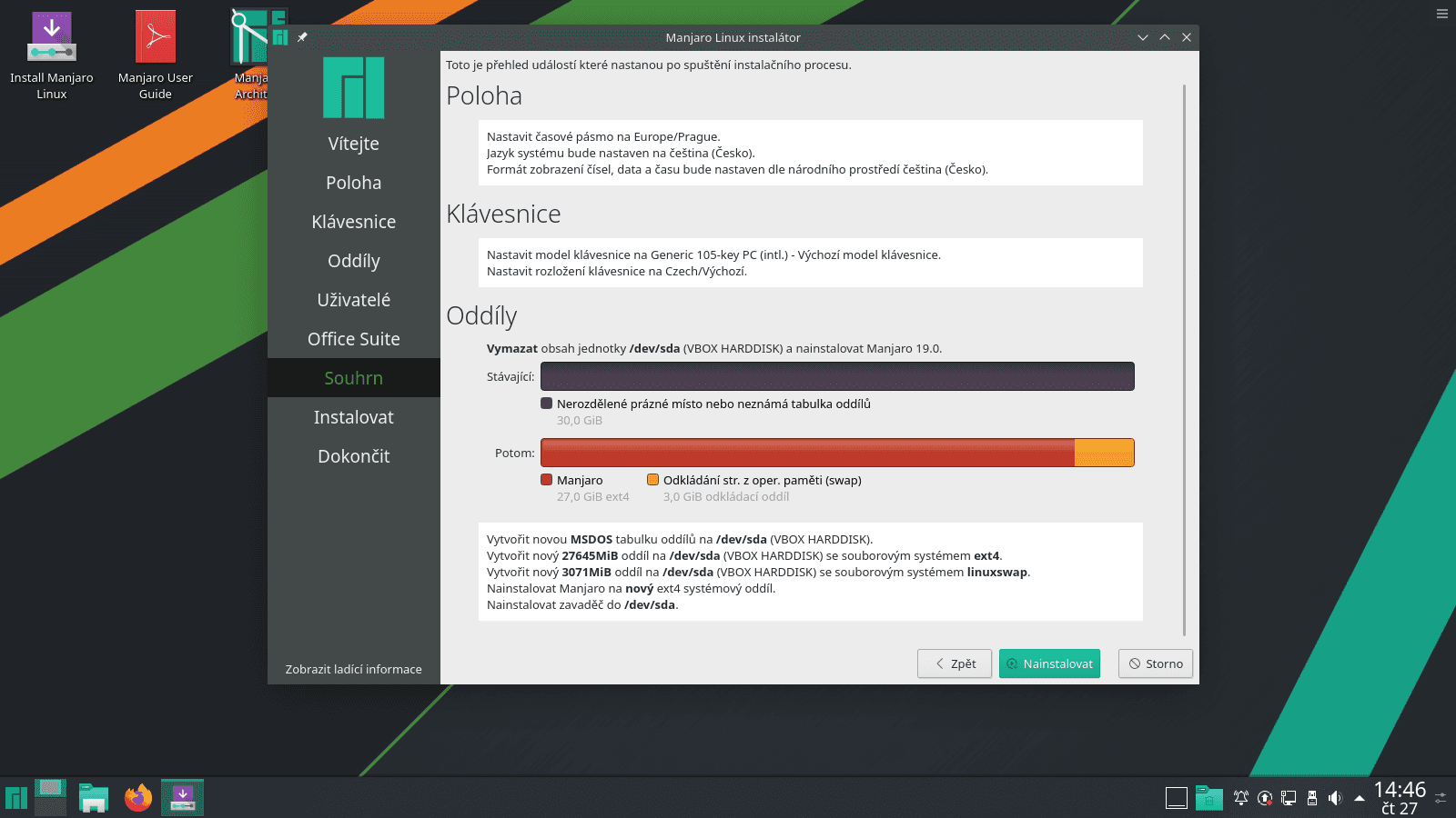 Manjaro 19.0 s desktopem KDE