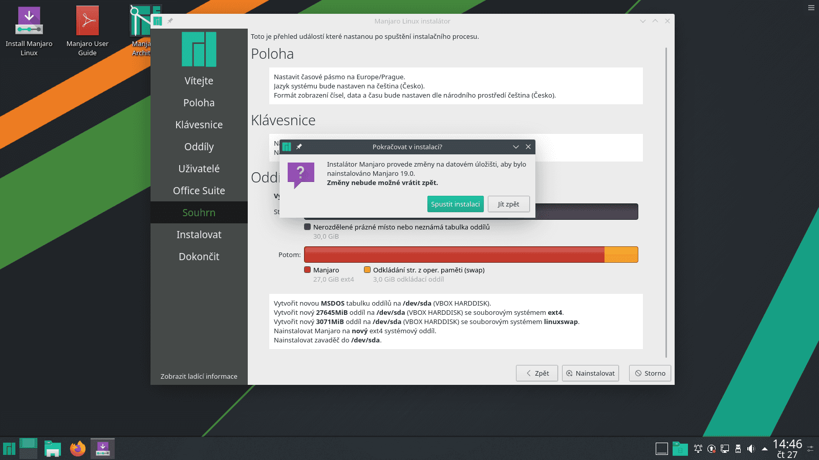 Manjaro 19.0 s desktopem KDE