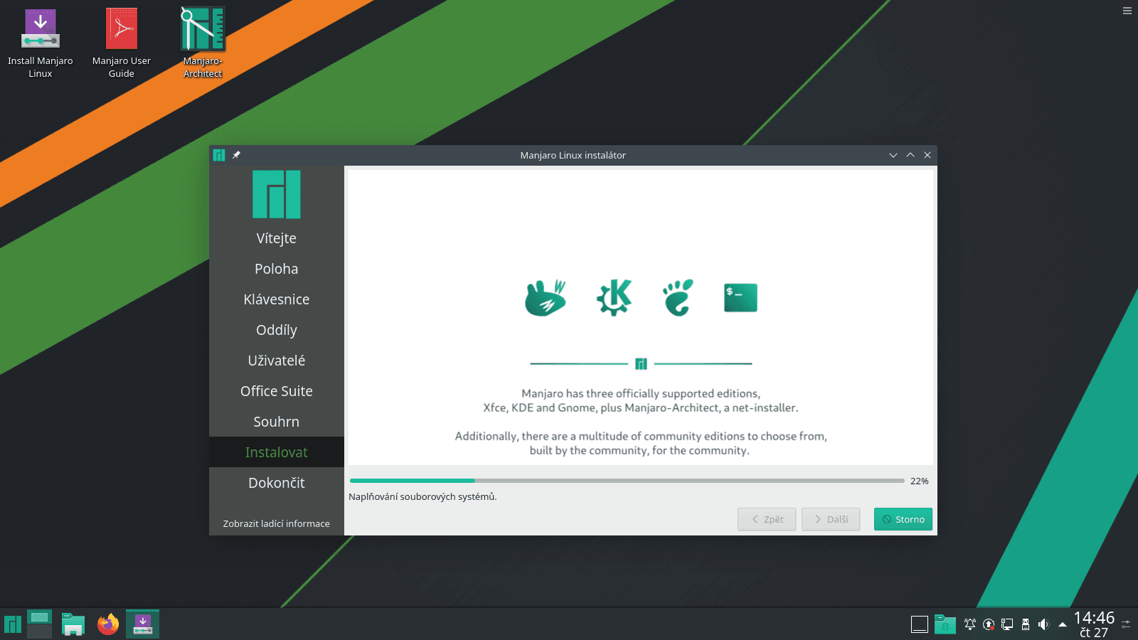 Manjaro 19.0 s desktopem KDE