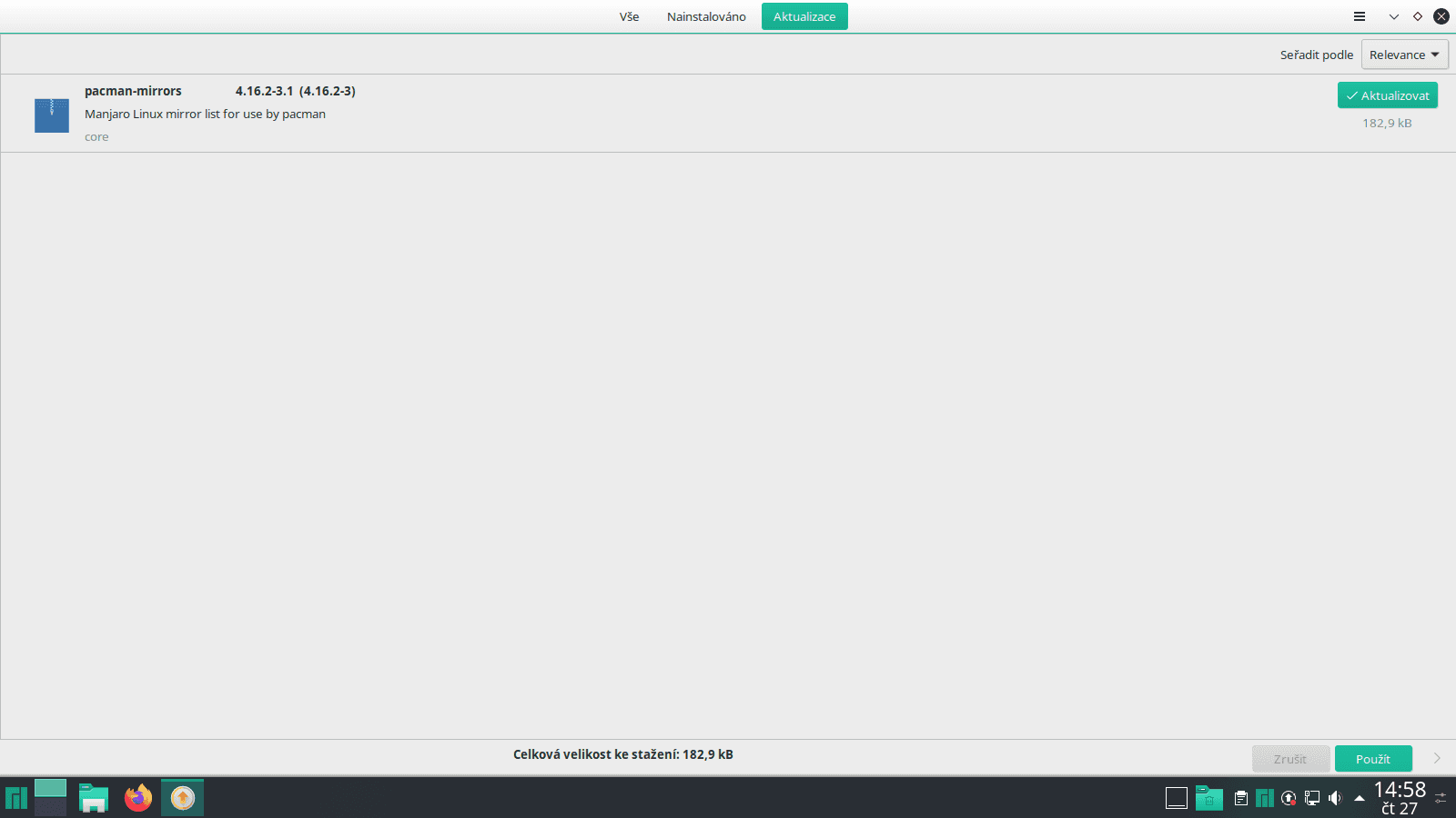 Manjaro 19.0 s desktopem KDE