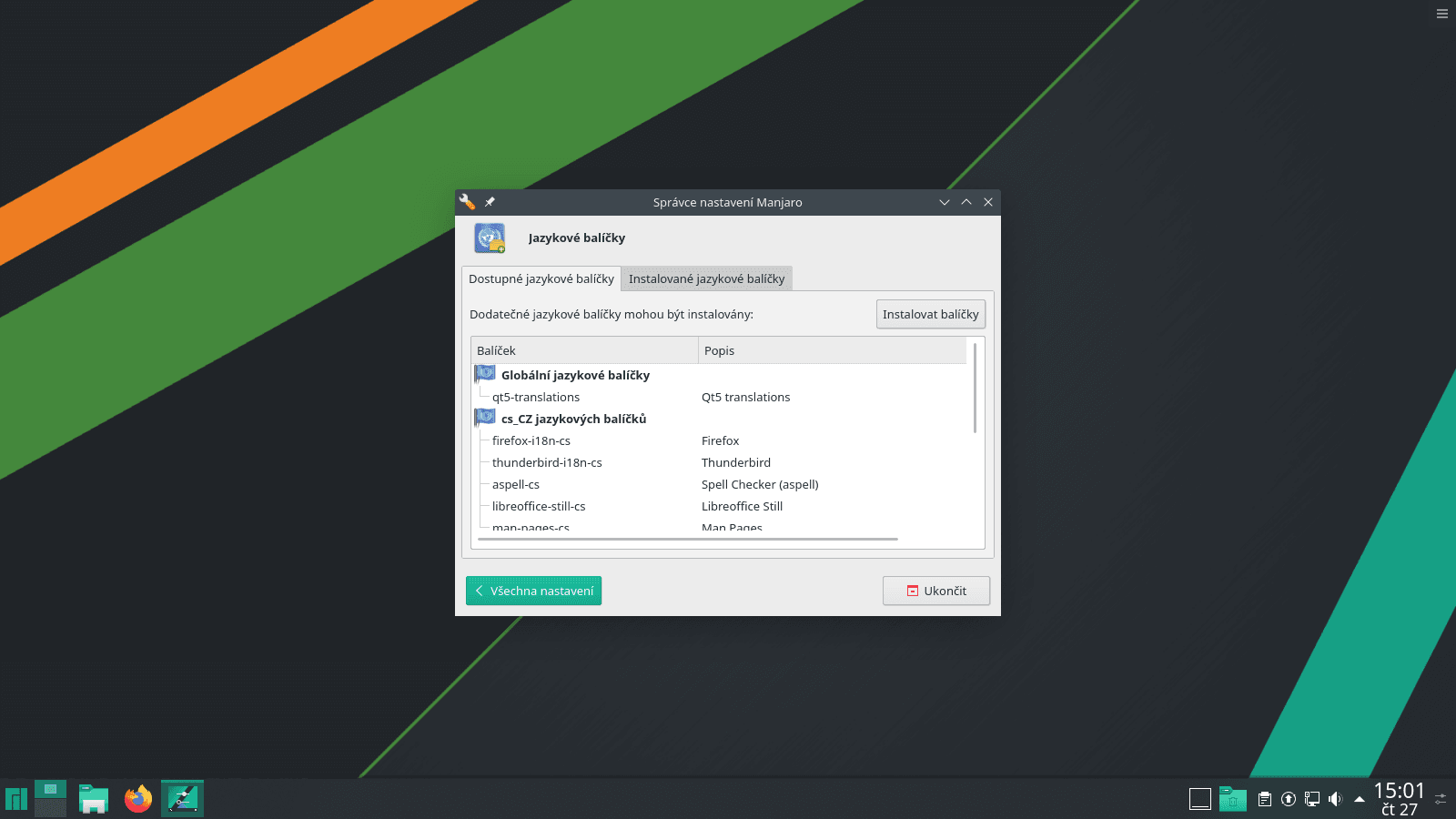 Manjaro 19.0 s desktopem KDE