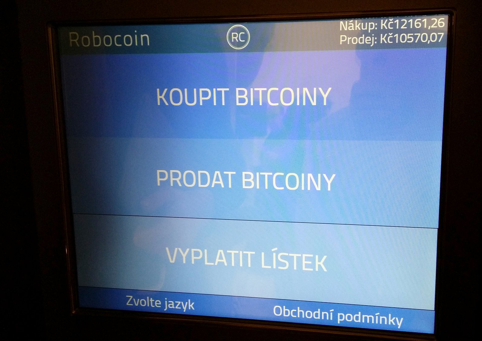 Robocoin - první bankomat na bitcoiny v Praze