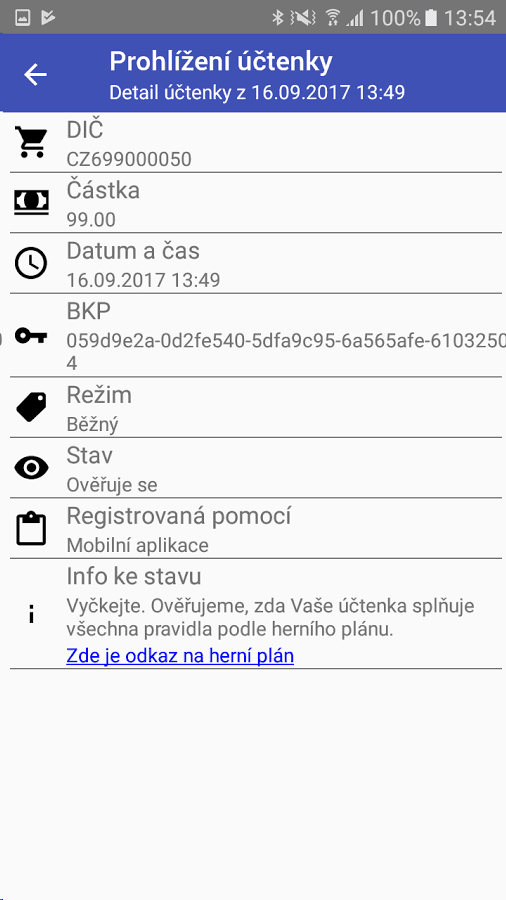 Jak probíhá registrace účtenky v Účtenkovce