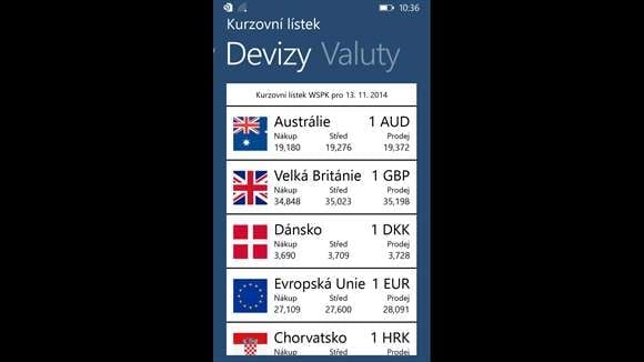 Mobilní bankovnictví WSPK pro Android, iOS a Windows Phone.
