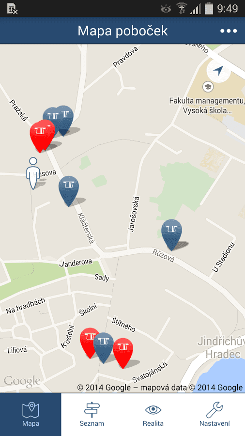 Mobilní bankovnictví WSPK pro Android, iOS a Windows Phone.