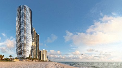 Náhledový obrázek - Architektura podle auta. Bentley si nechá na Floridě postavit luxusní mrakodrap, některé byty budou stát přes 600 milionů korun