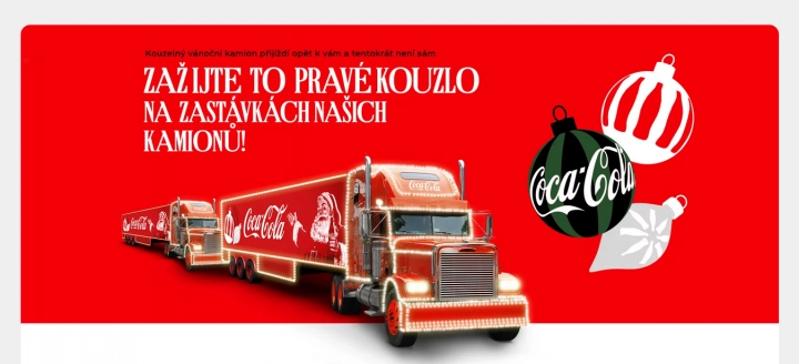 Coca-Cola vánoční kamion