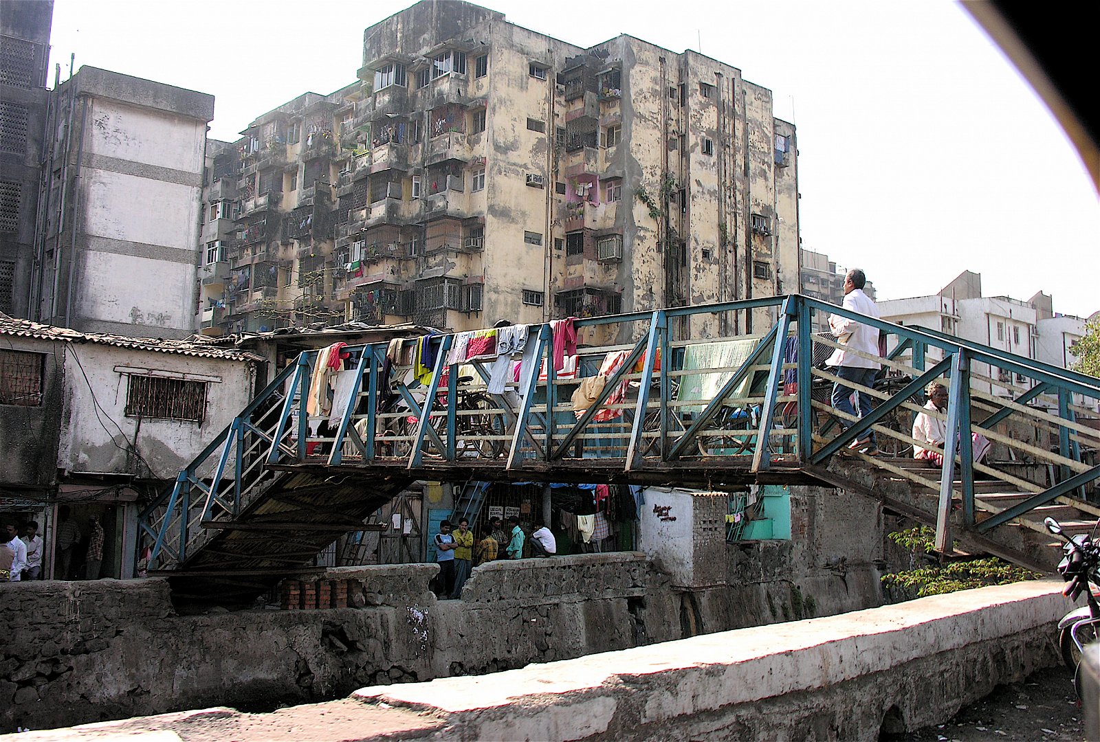 Dharavi slum, Bombaj, Indie