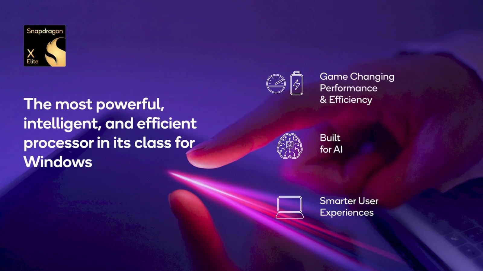 Odhalení procesorů Qualcomm Snapdragon X Elite