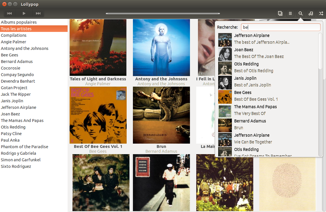 Přehrávač Lollypop