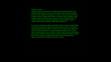 Screenshoty textových editorů pro Linux, určené hlavně pro kreativní psaní.