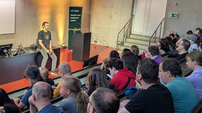 Michal Špaček na LinuxDays 2026