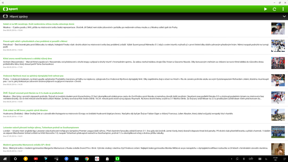 Remix Mini - aplikace IPTV a VoD