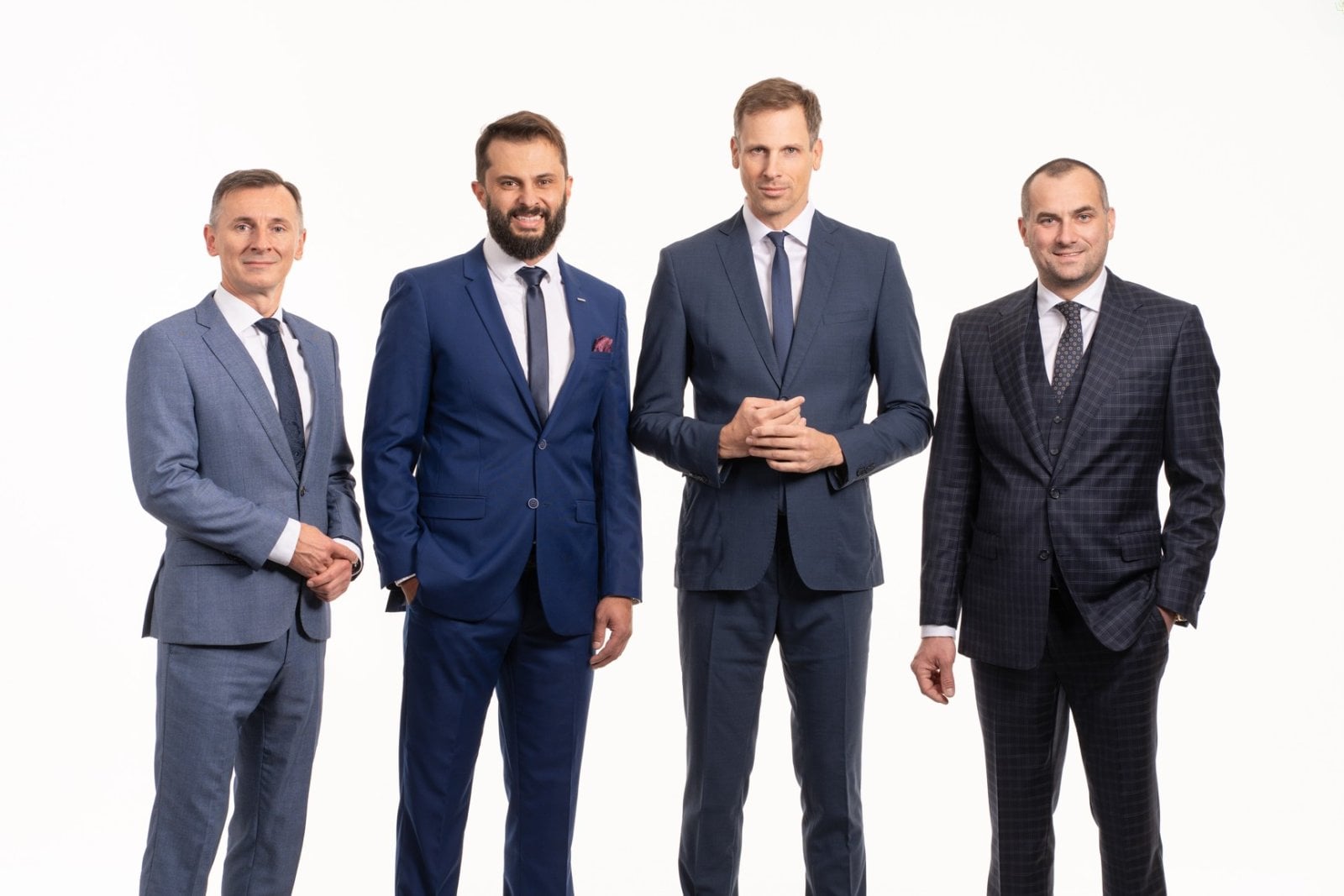 Zleva jednatelé Portin Investu Jiří Kadlec, Jindřich Kukačka, Jiří Vít a Ondřej Farka