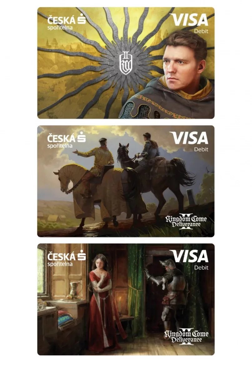 Virtuální karty s herními motivy od České spořitelny