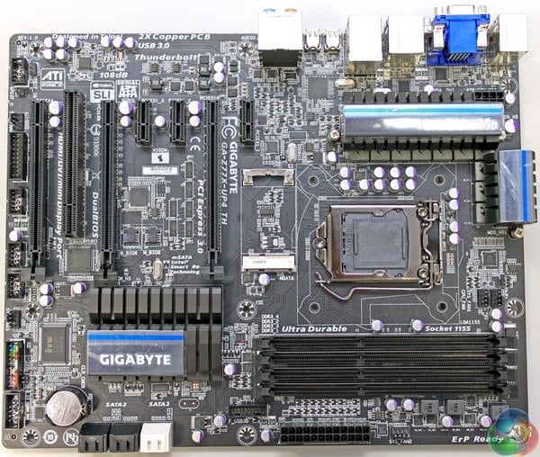 Gigabyte GA-Z77X-UP4 (Zdroj: KitGuru)