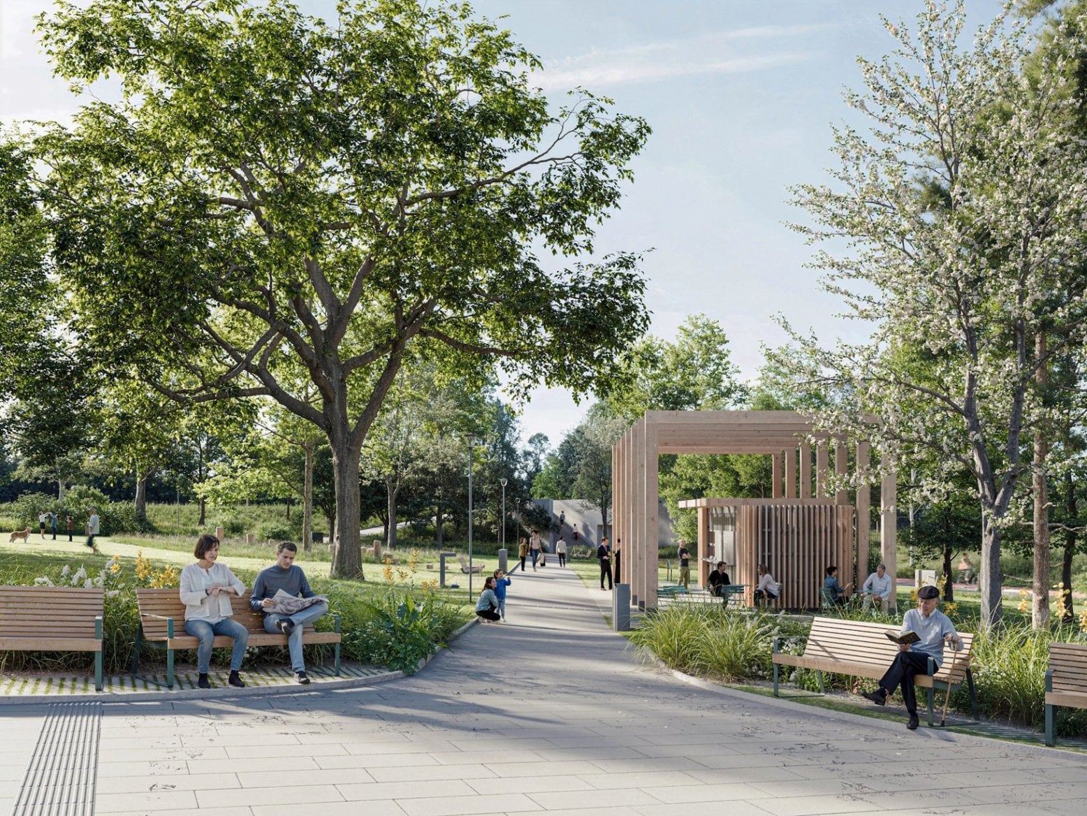 Sofijské náměstí v Modřanech