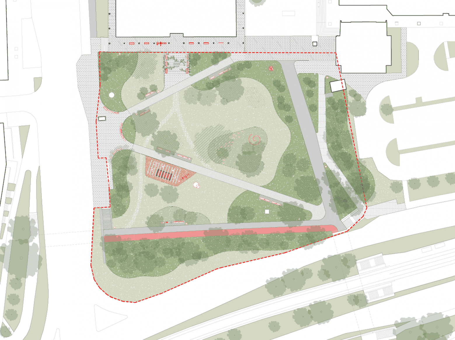 Sofijské náměstí v Modřanech