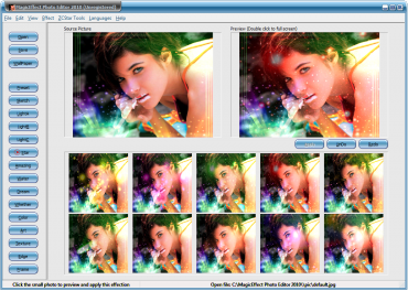 <p>MagicEffect Photo Editor - vlevo původní fotka a vpravo s nově přidaným efektem</p>