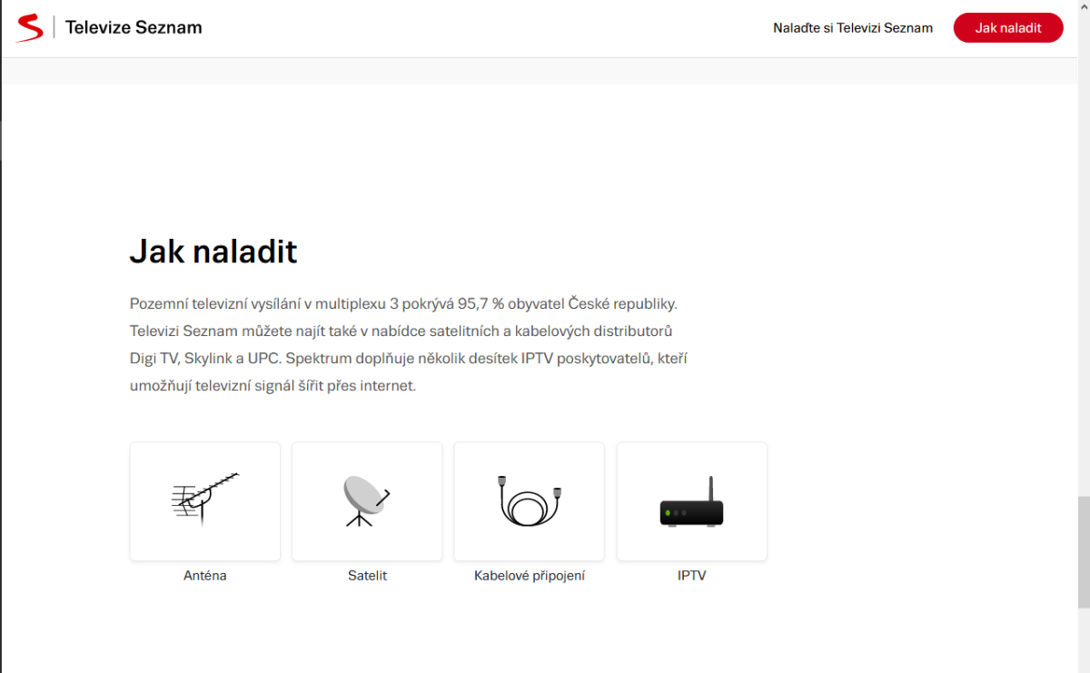 Seznam.cz TV - kde všude stanici najdete