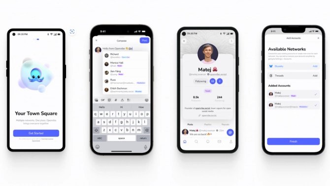 Socialni site - Openvibe - aplikace