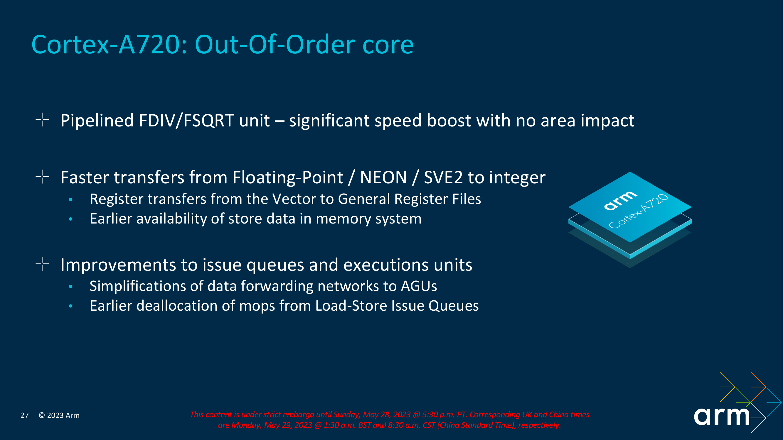 ARM Cortex-X4, A720 a A520