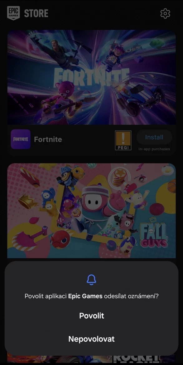 Epic Store na Androidu a instalace hry Fortnite