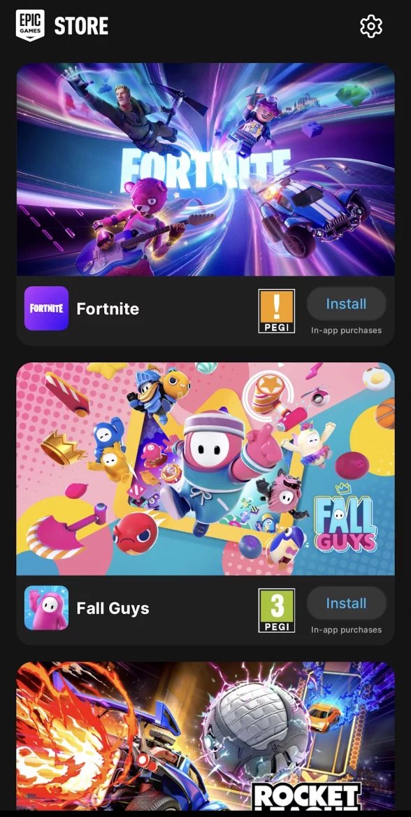 Epic Store na Androidu a instalace hry Fortnite