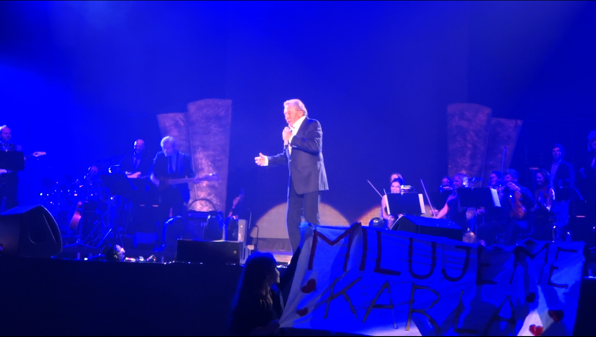 Koncert Karla Gotta, O2 aréna, sobota 6. prosince 2014