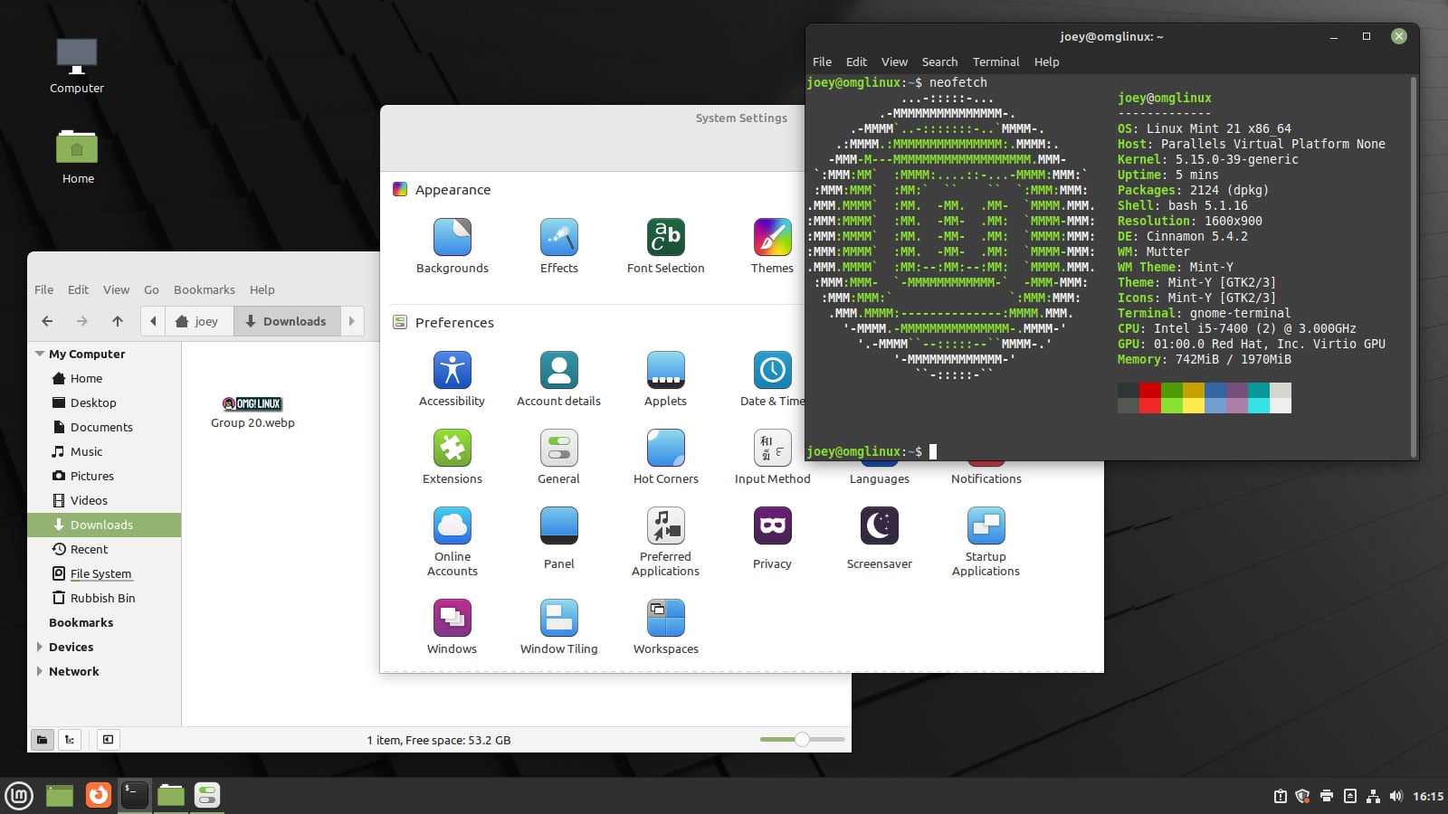 Linux Mint 21 beta