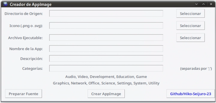Autor: AppImage-creator
