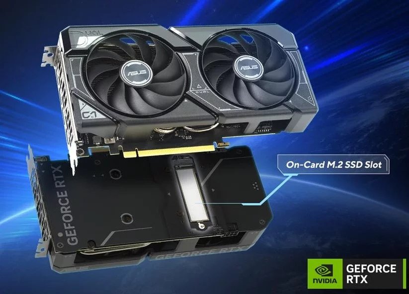 Asus Dual GeForce RTX 4060 Ti SSD 8GB GDDR6