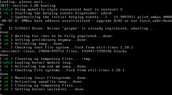 Debian 7.0 Wheezy textová instalace
