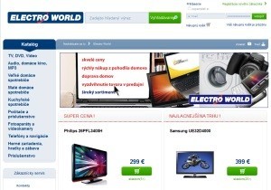 Konkurence: Electro World prodává na Slovensku i přes internet